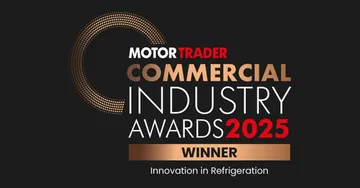 Motor Trader Commercial Industry Awards 2025 winner badge, Innovation in Refrigeration