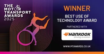 The Motor Transport Awards 2025 winner badge, Best Use of Technology Award